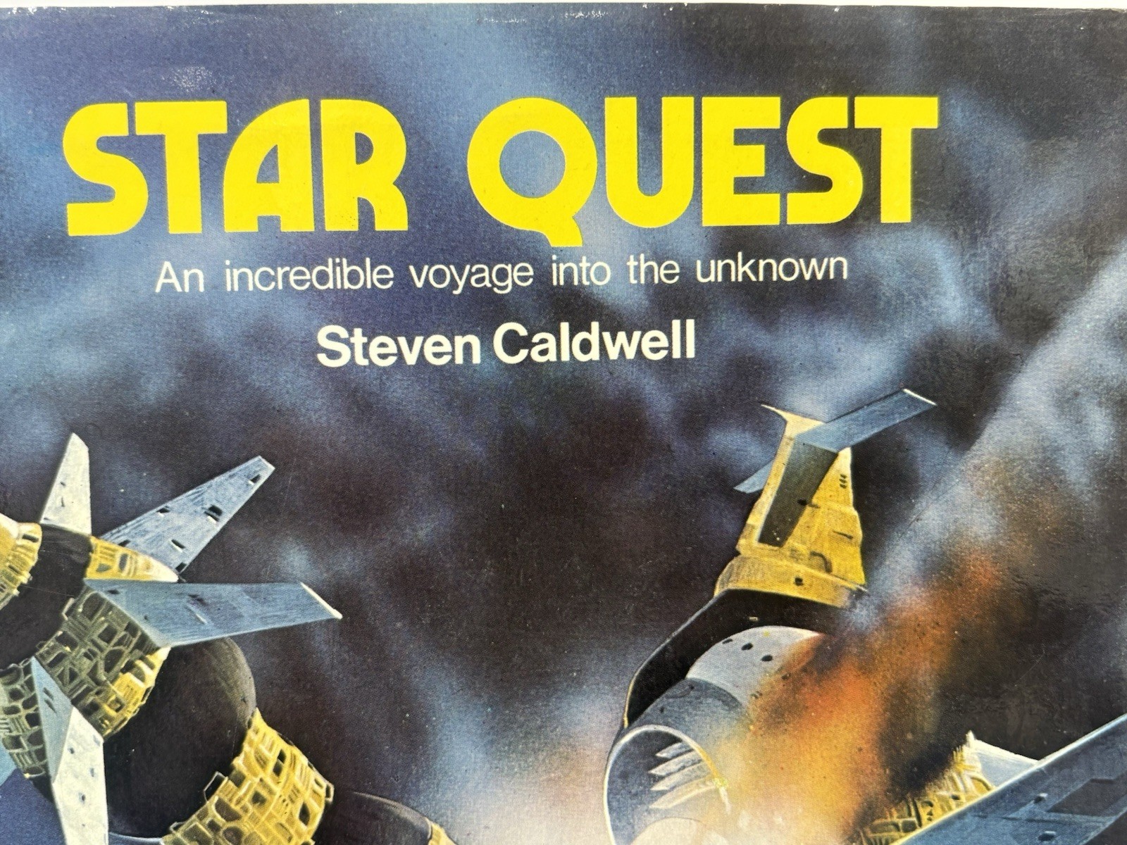 VTG Star Quest Galactic Encounters Steven Caldwell 1980s Sci-Fi Art Hardcover DJ