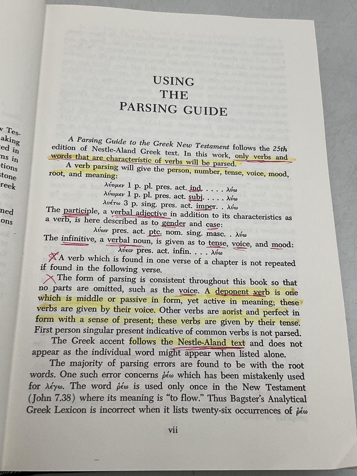 A Parsing Guide To The Greek New Testament Nathan E. Han Herald Press Hardcover