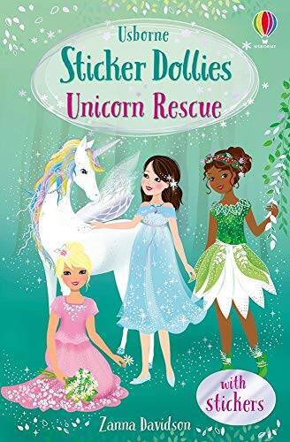 Unicorn Rescue (Sticker Dollies) – Paperback By Zanna Davidson – GOOD