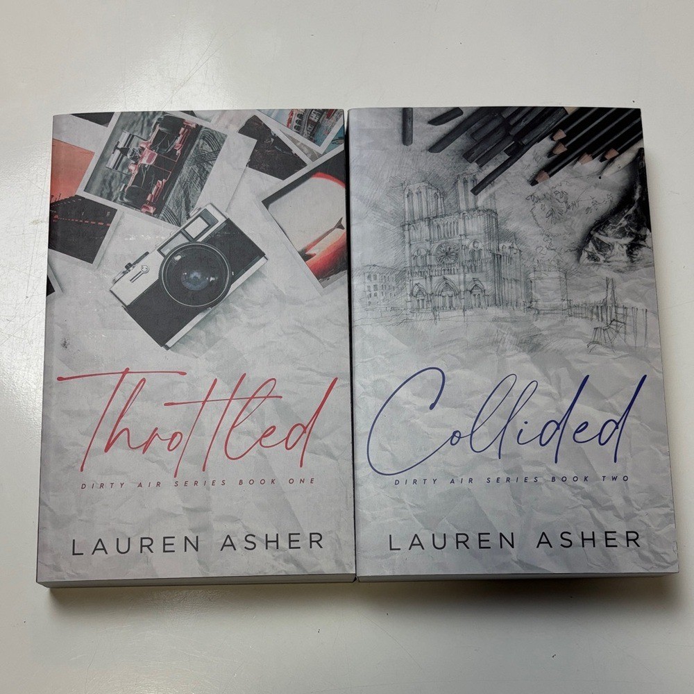 Lauren Asher Book Set – Throttled & Collided paperback books