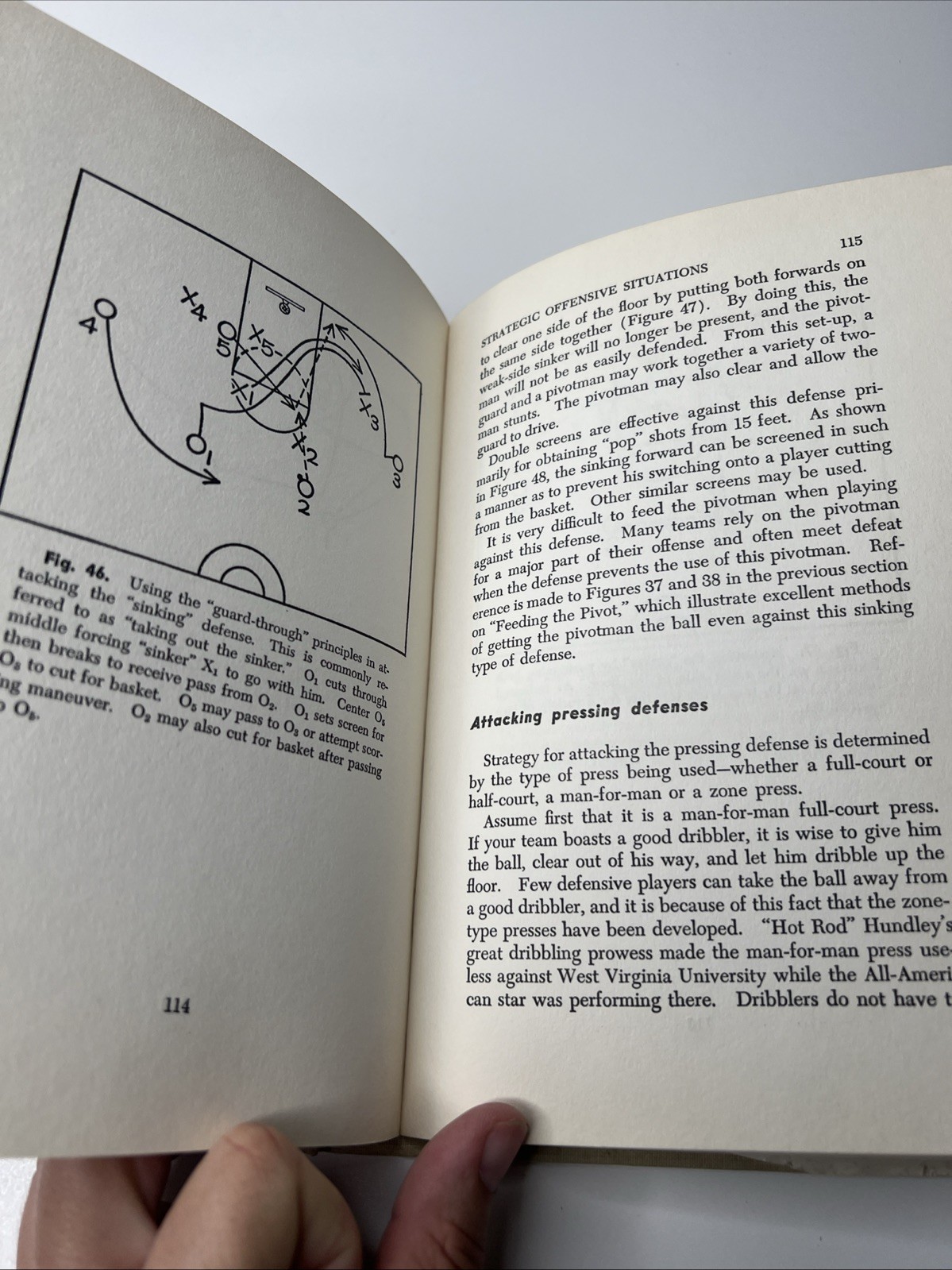 Winning Basketball Strategy by Glenn Wilkes HC 1st Edition 4th Printing 1962