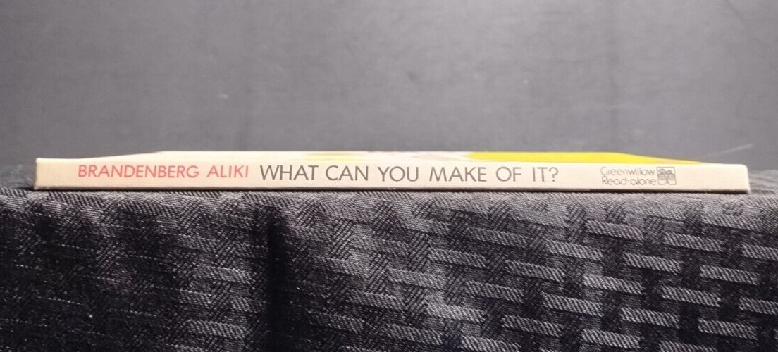 What Can You Make of It Franz Brandenberg Illustrated Aliki HB 1977 Juvenile