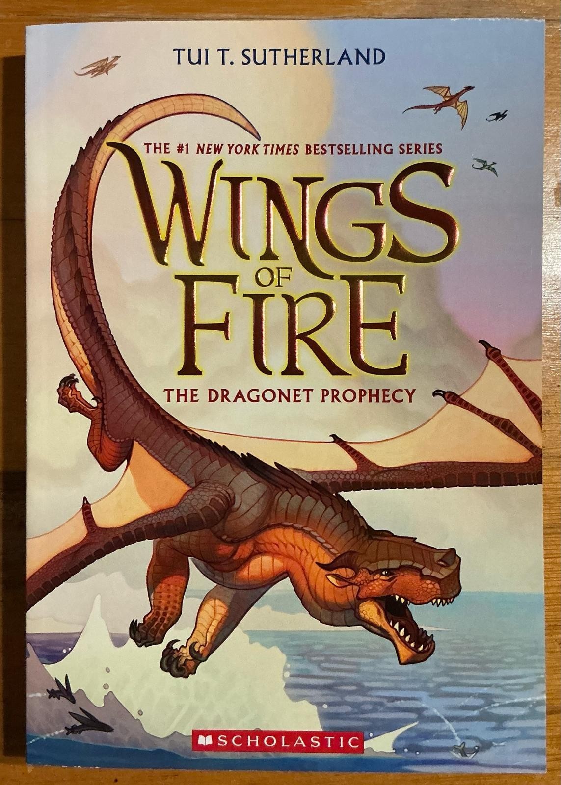 SIGNED Wings of Fire The Dragonet Prophecy Book 1 Paperback By Tui T. Sutherland