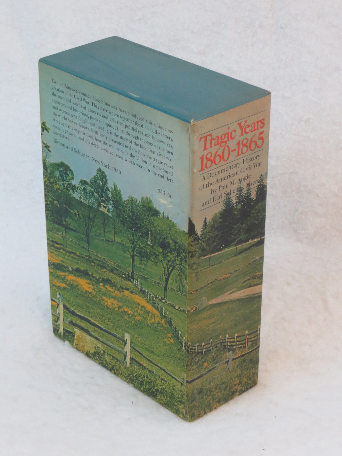 Angle & Miers TRAGIC YEARS 1860-1865 Two Volumes HC/Slipcase 1960 1st printing