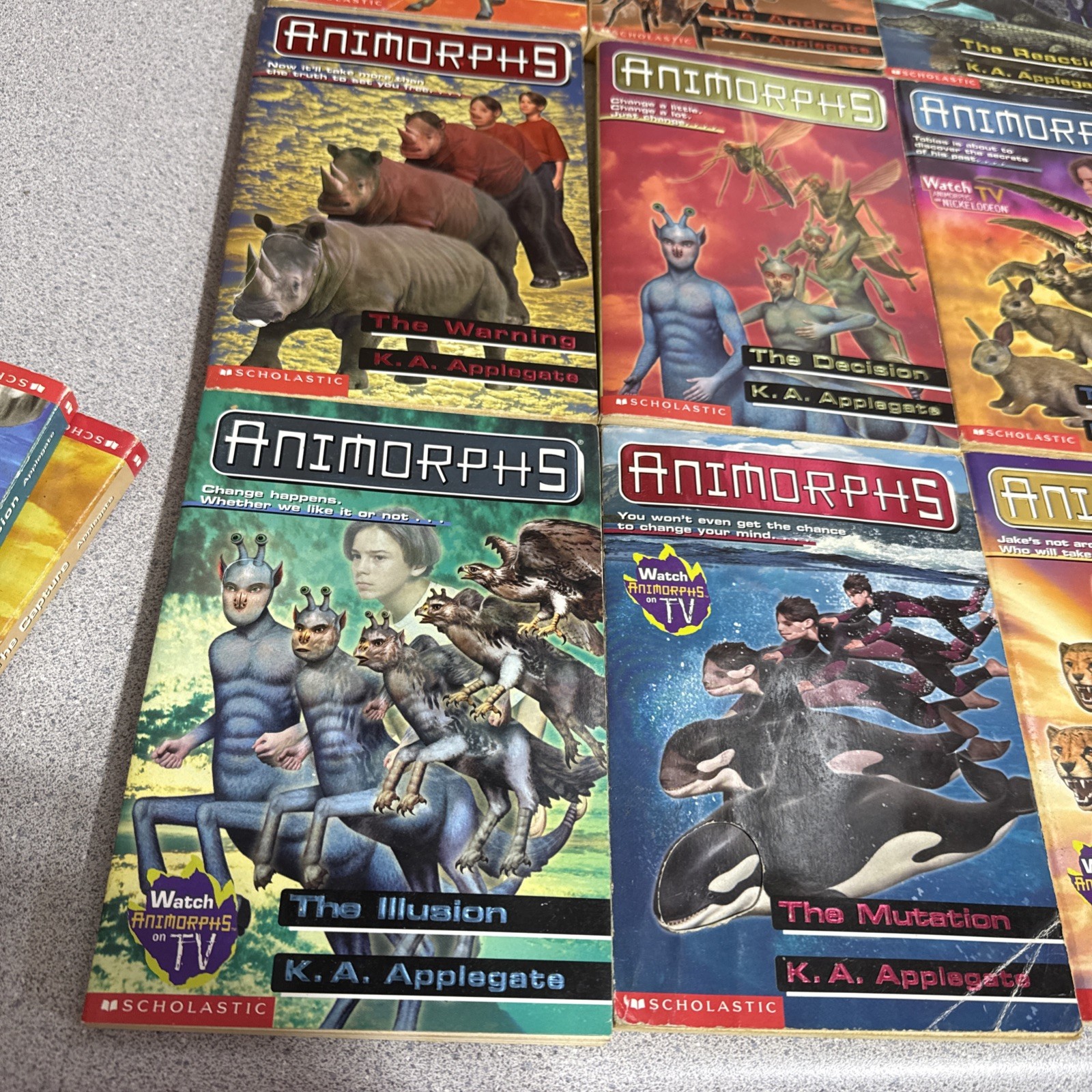 Animorphs Series K.A. Applegate Paperback Lot 17 Books VTG 90s Metamorphosis