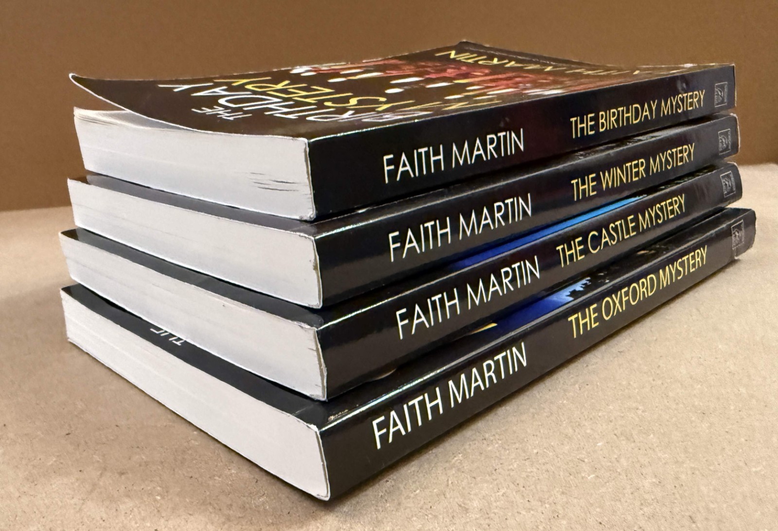 Lot of 4 Faith Martin (Joyce Cato): Travelling Cook Mysteries #1, 2, 4, 5 PB