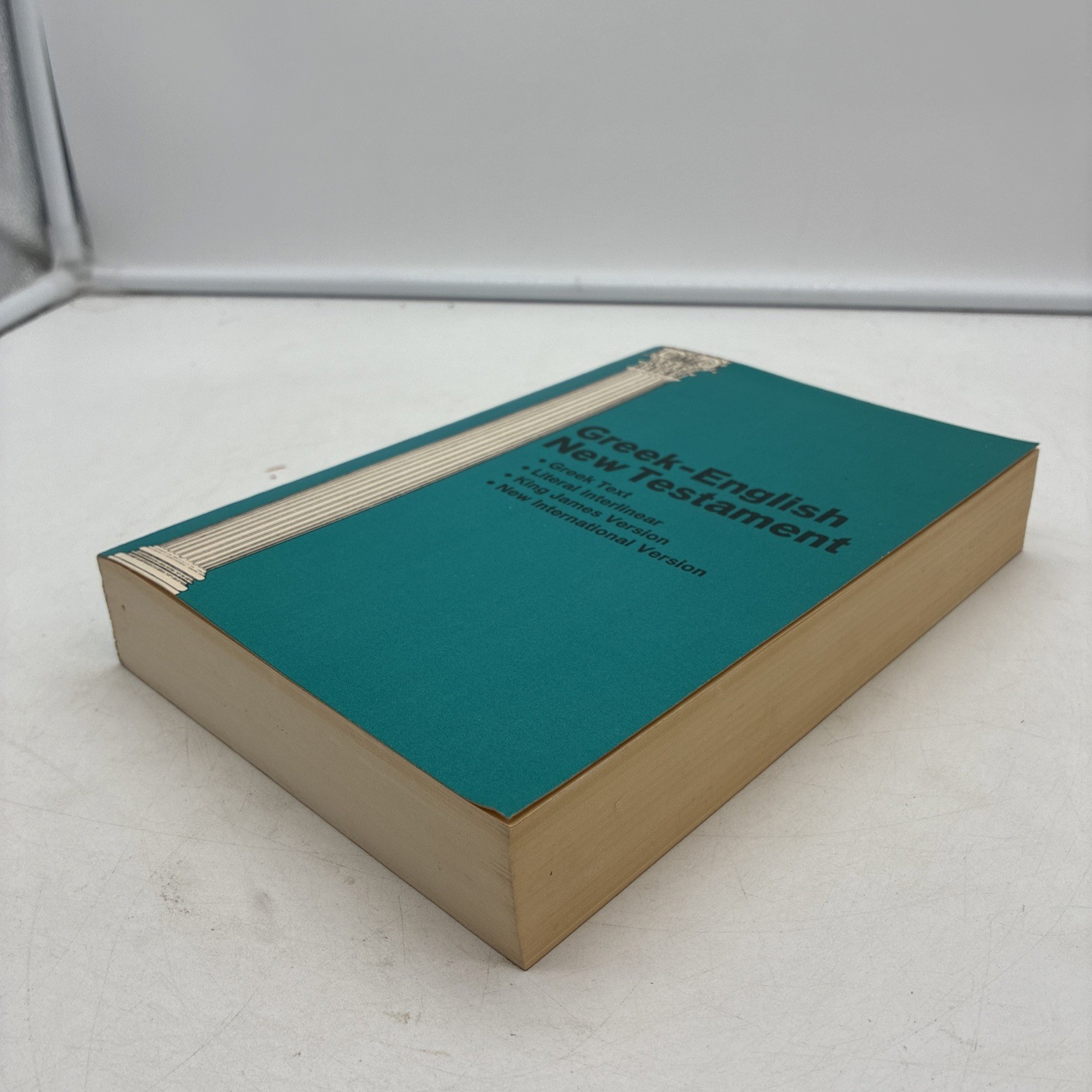 GREEK-ENGLISH NEW TESTAMENT (Greek Text Literal Interlinear KJV NIV) 1976 PB