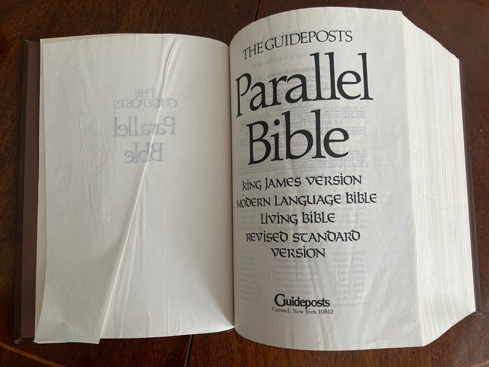 The Guideposts Parallel Bible