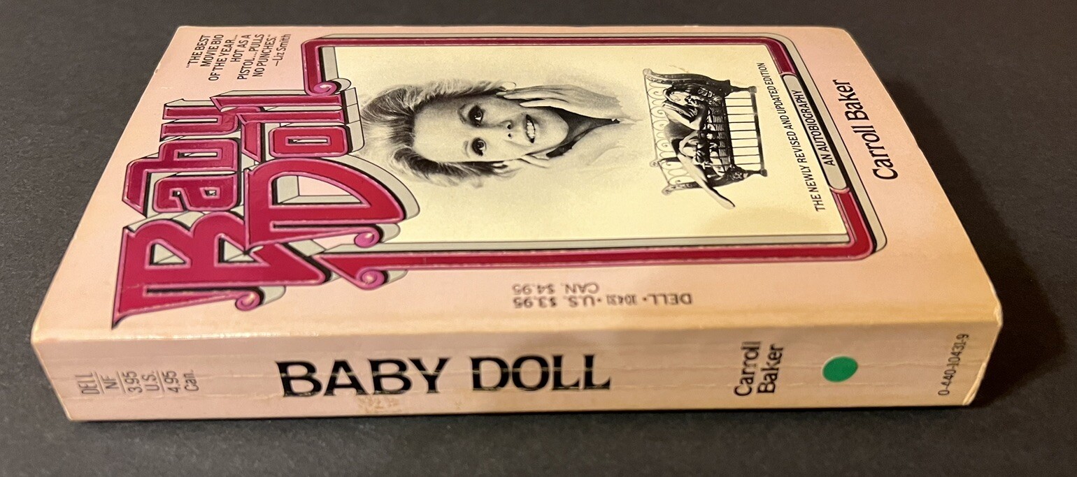 Baby Doll-Carroll Baker Autobigraphy Vtg 1st Paperback Book Printing 1985-Good