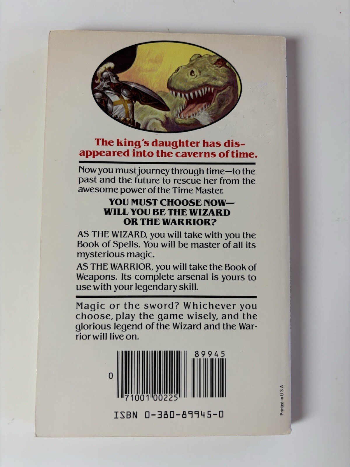 Wizards, Warriors & You #8 Conquest Of The Time Master CYOA Gamebook 1985