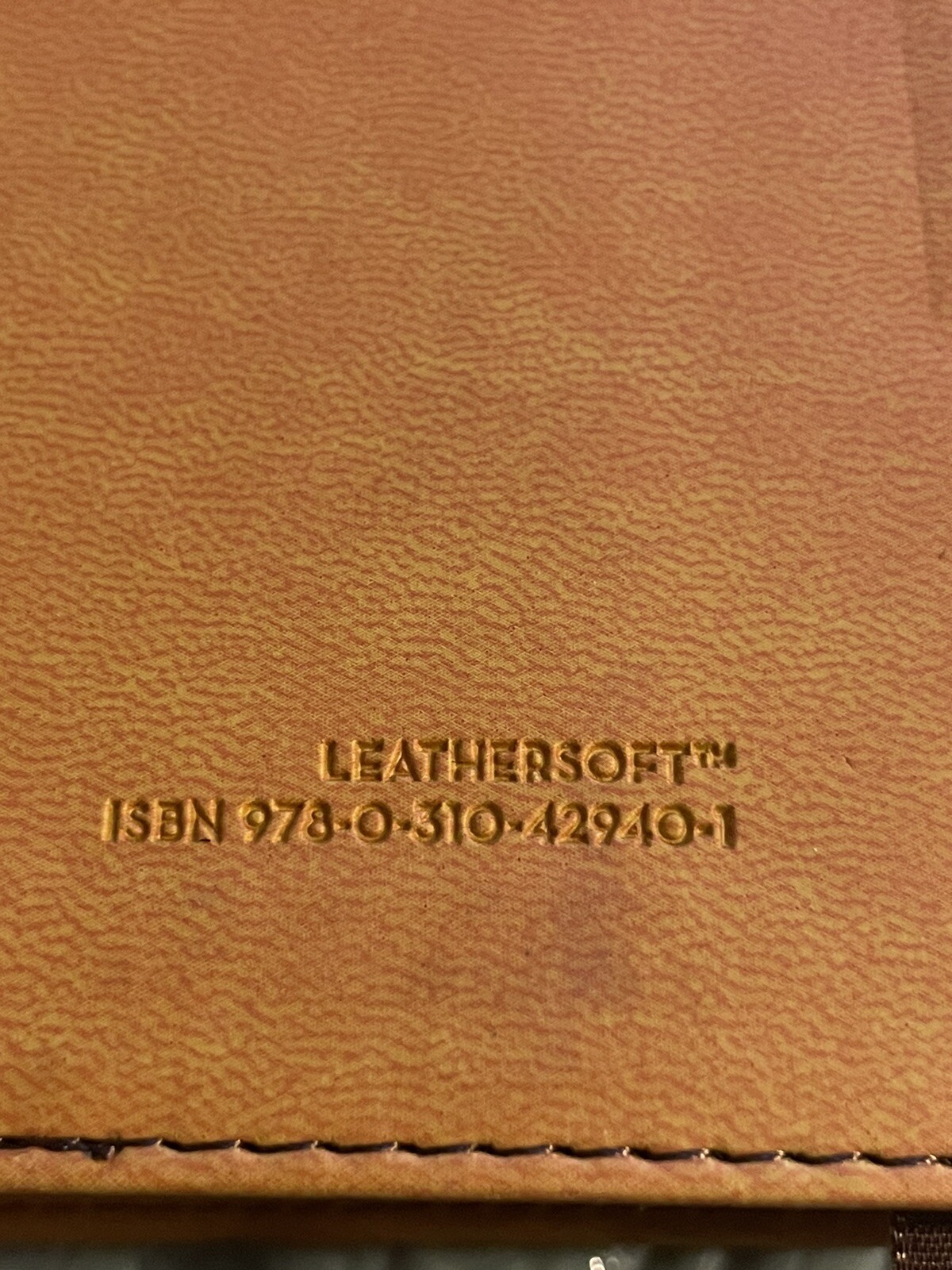 NIV Bible Large Print DuoTone Leather Soft