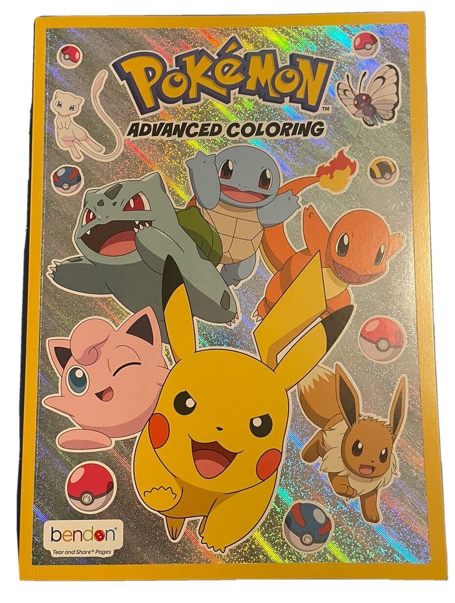 Bendon Pokemon Advanced Coloring Book
