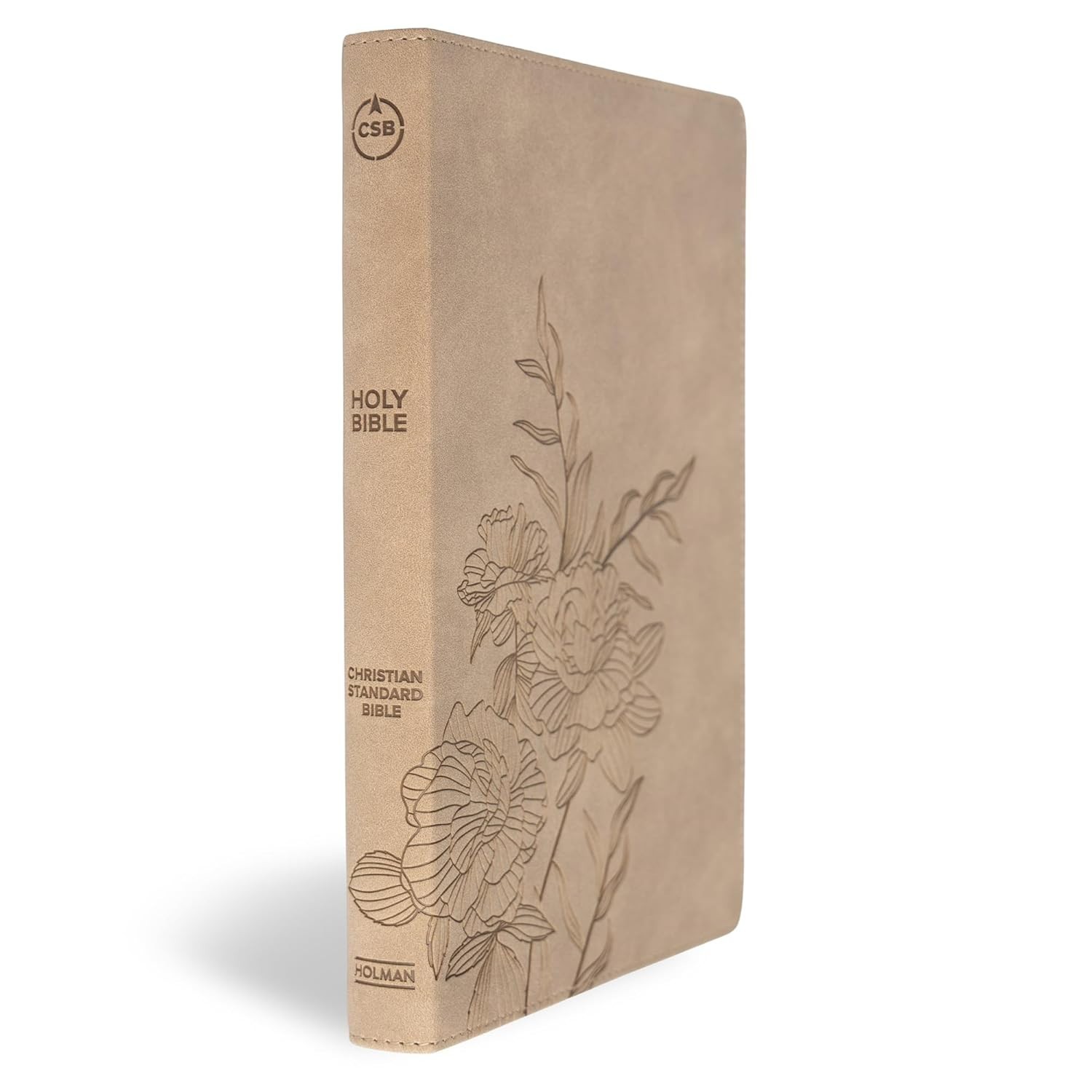 CSB Large Print Thinline Bible – Digital Study Edition in SuedeSoft LeatherTouch
