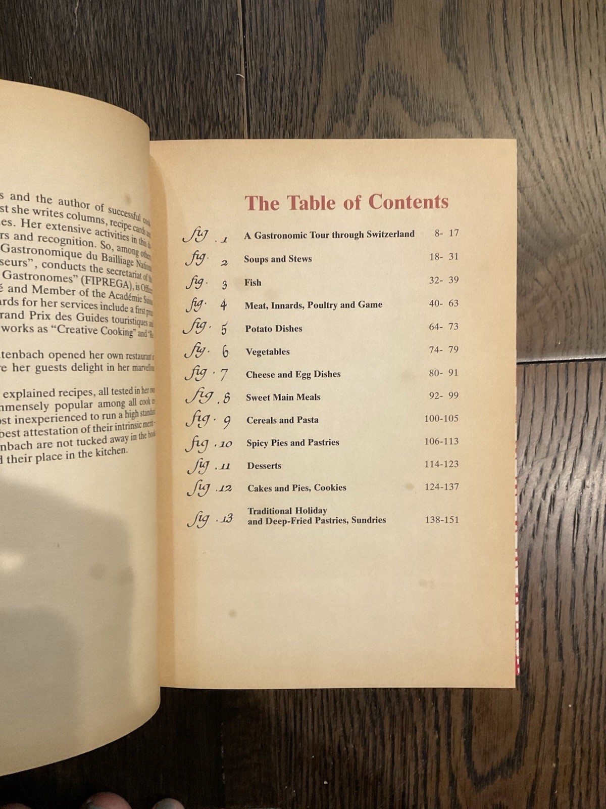 Vintage 1984 Cooking In Switzerland Marianne Kaltenbach Fabric Hardcover 1st Ed