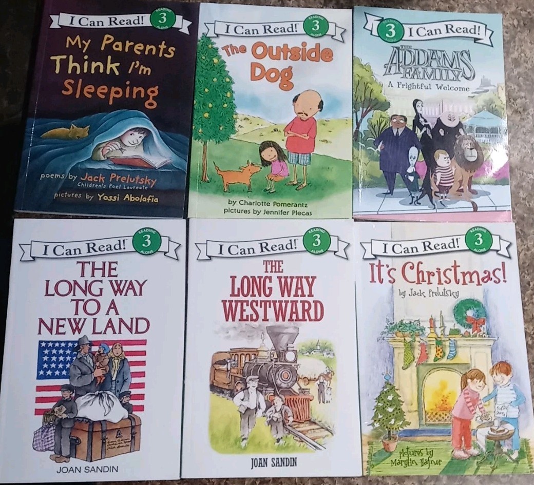 Mixed Lot of 6 “I CAN READ!” Series Books Level 3 (Reading Alone) Early Readers