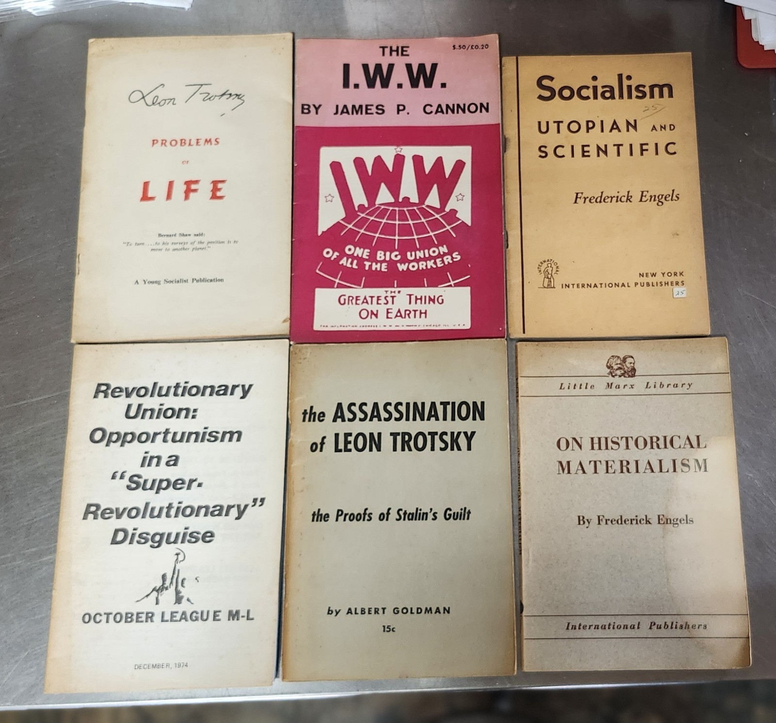Vtg Radical Pamphlets Lot Black Liberation Socialism Apartheid Cuba Mao Marx