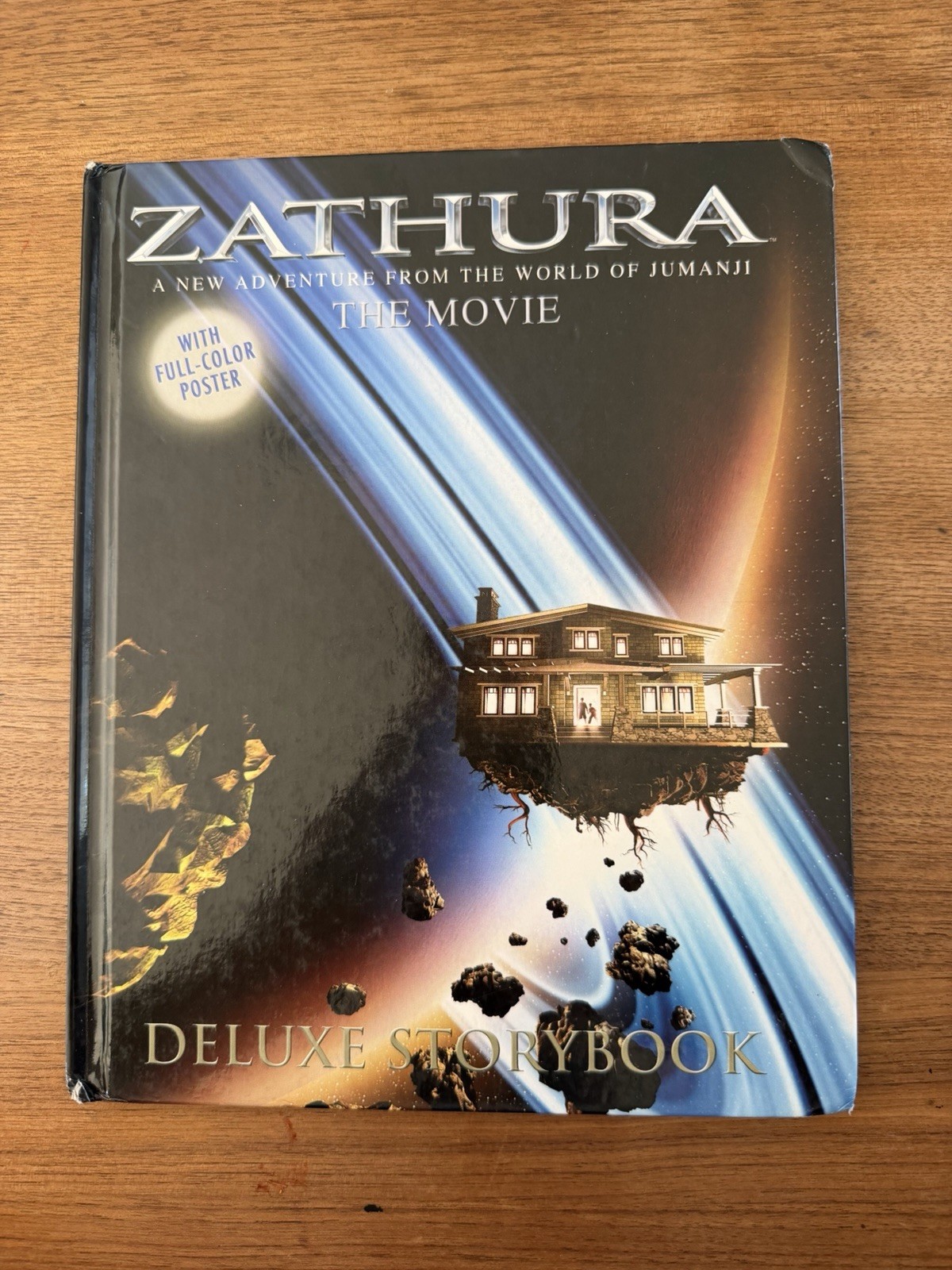ZATHURA THE MOVIE. 2005 DELUXE STORYBOOK. COLUMBIA PICTURES. HARDCOVER BOOK