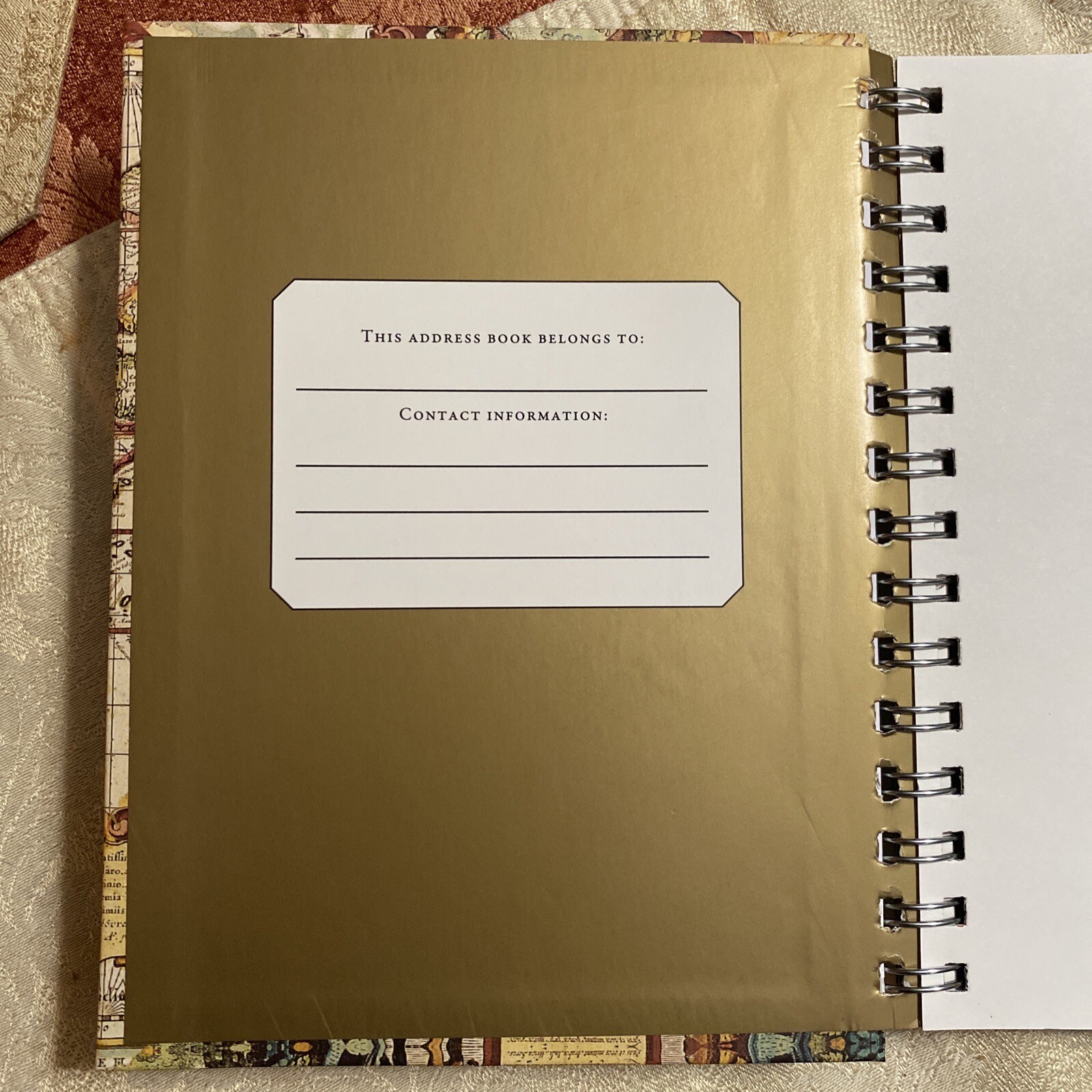Old World Address Book By Peter Pauper Press Inc.