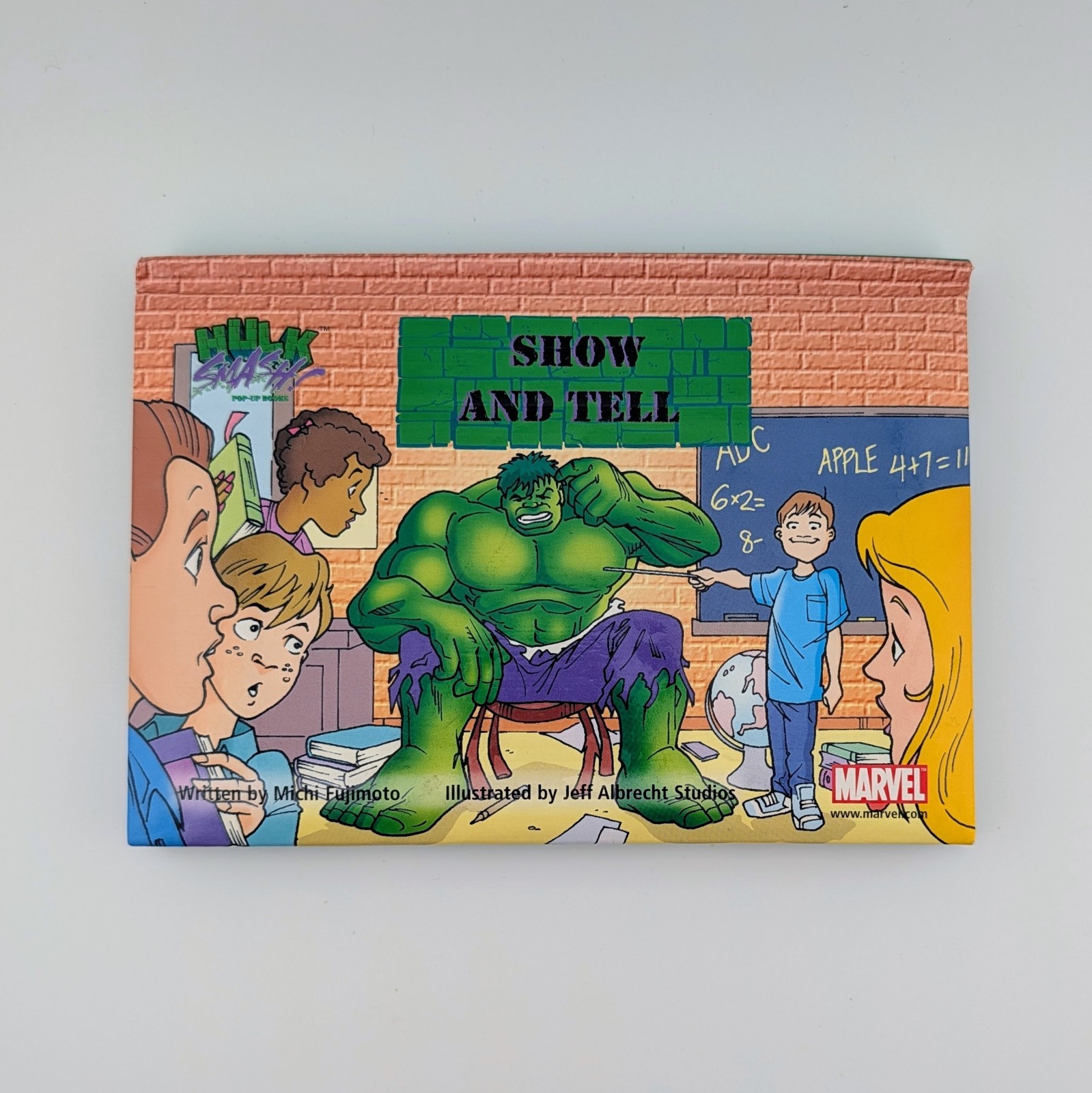 Hulk Smash Show And Tell Pop-up Books 2002 Marvel Paradise Press Kids Book