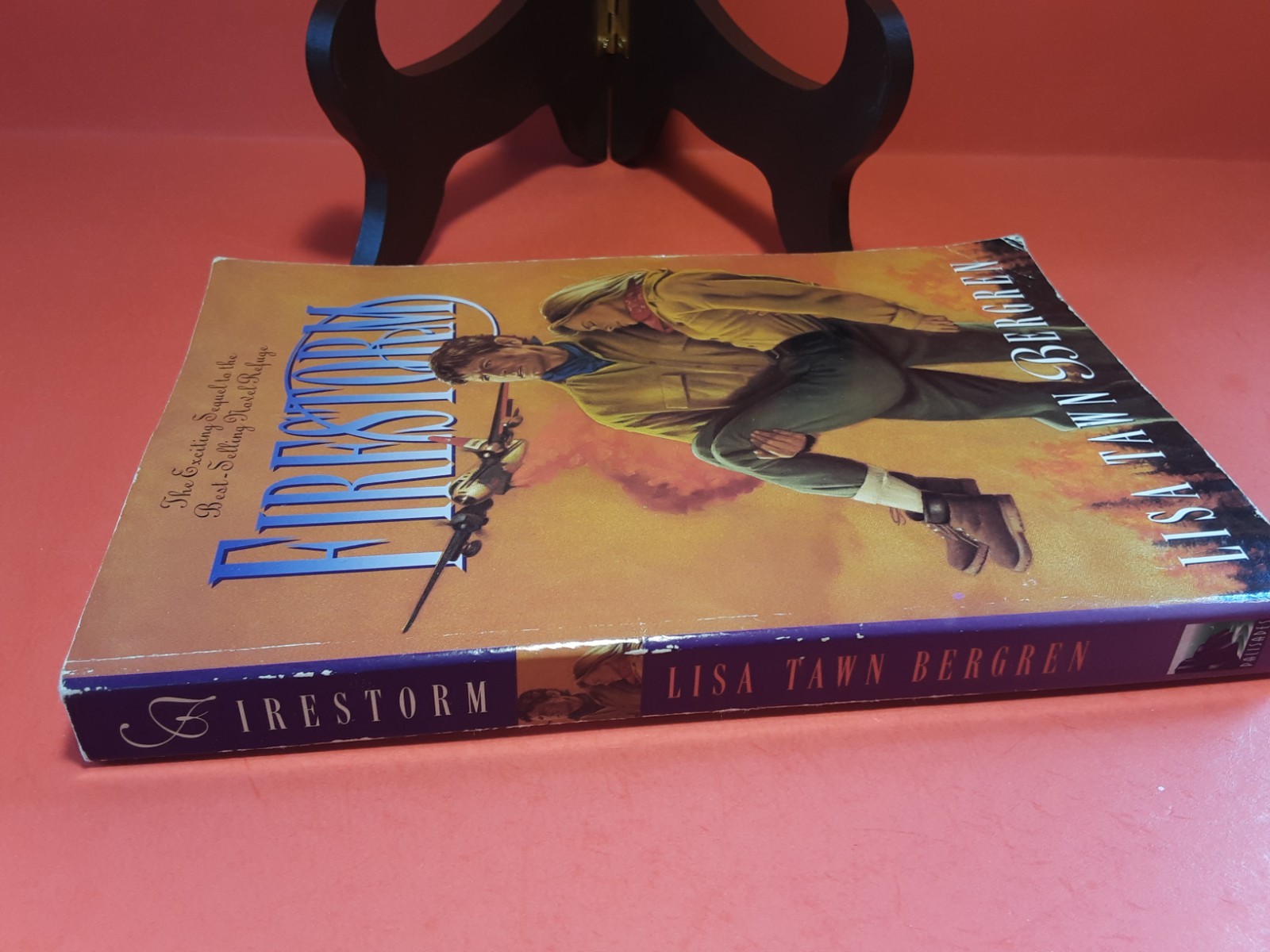 Firestorm Lisa Tawn Bergren Softcover Inspirational Romance Very Good