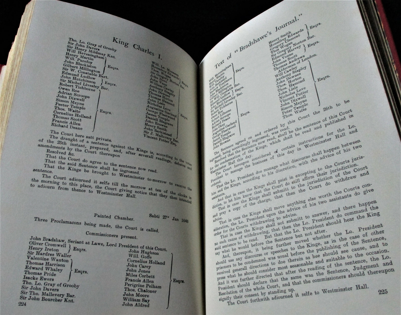 TRIAL OF KING CHARLES I Muddiman Qrtr Leather Notable Trials 1990 Legal History