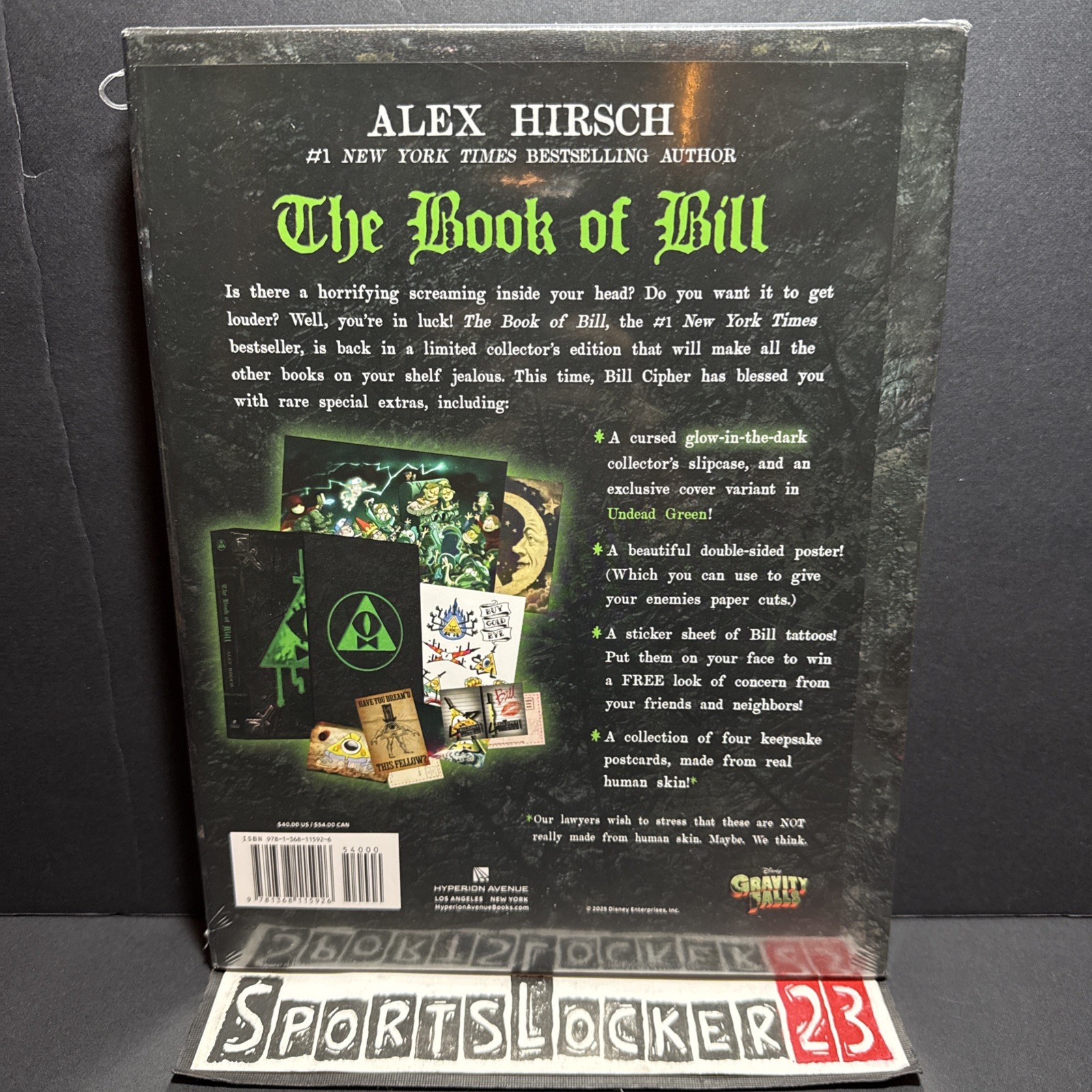 The Book Of Bill by ALEX HIRSCH *SIGNED AUTOGRAPH* Green Color B&N Exclusive NEW