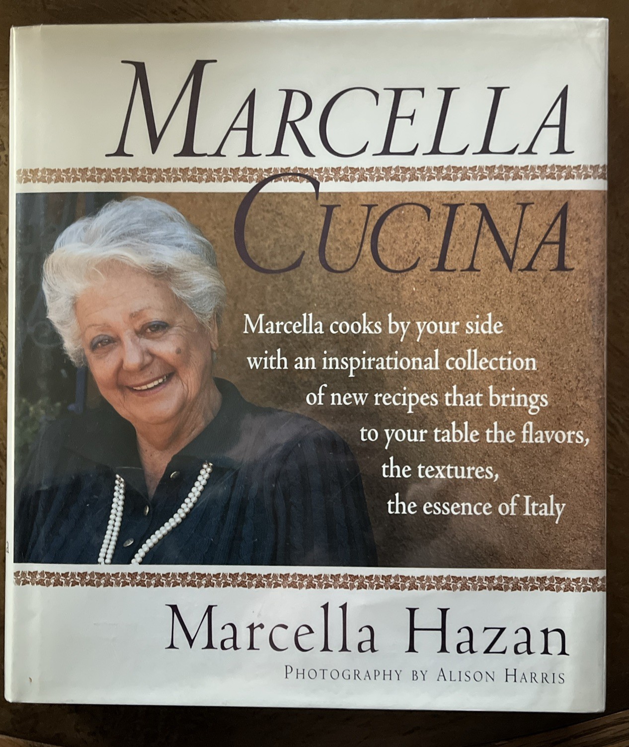 Marcella Cucina by Marcella Hazan SIGNED 1st Edition 1997 Italy- HB-DC-1D