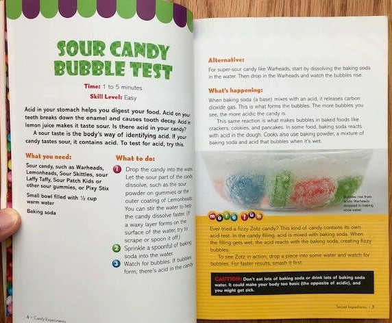Candy Experiments: By Leavitt, Loralee (Paperback, 146 pages very clean)