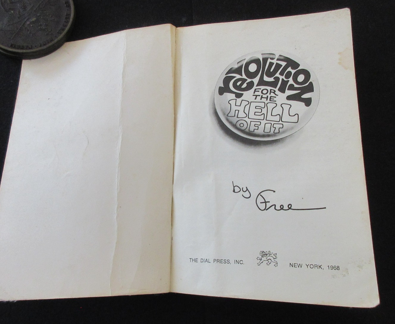 Revolution for the Hell of It-Abbie Hoffman-Paperback-1968