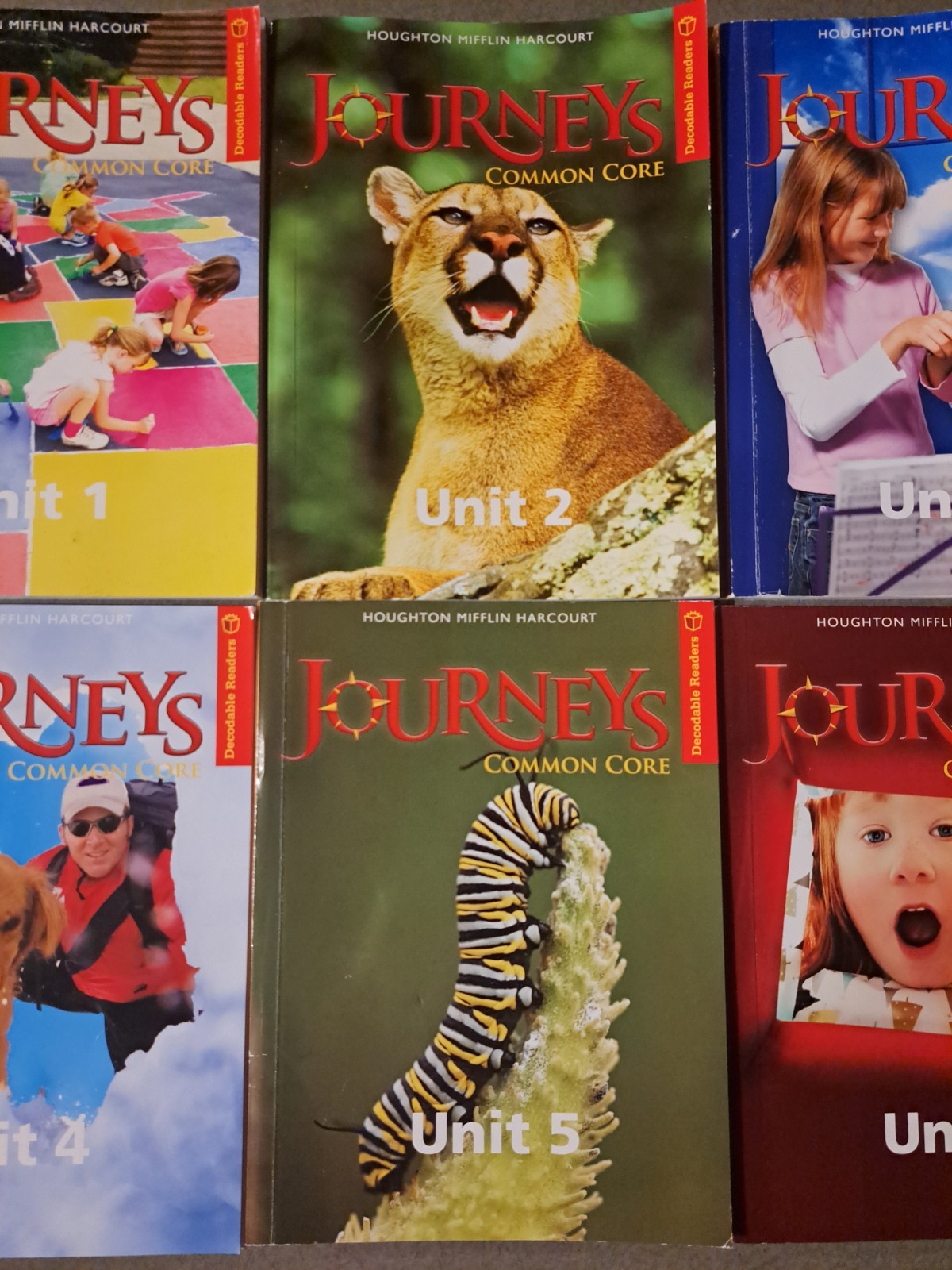 Journeys Decodable Reader Book Unit 1-6 Set – 2nd Grade 2 Reading 6 Book Set HMH
