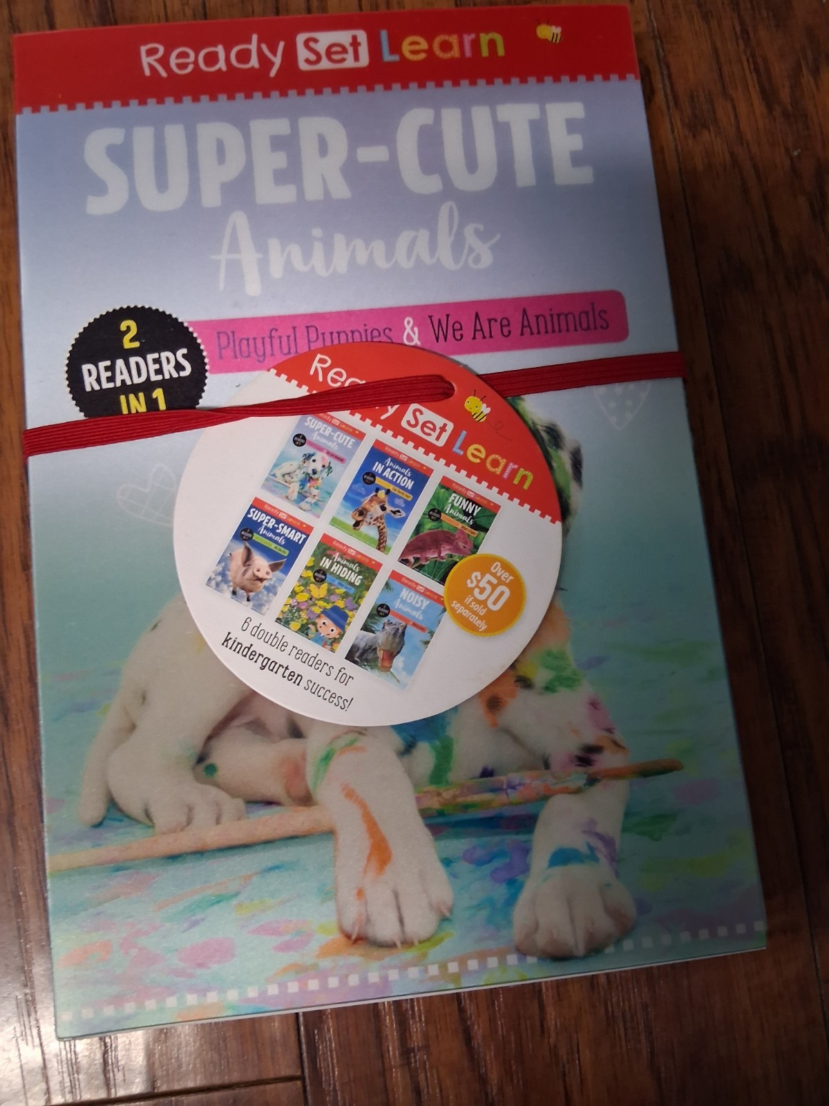 6 Book Set Ready Set Learn 2 Readers in 1 Kindergarten Level Rosie Greening New