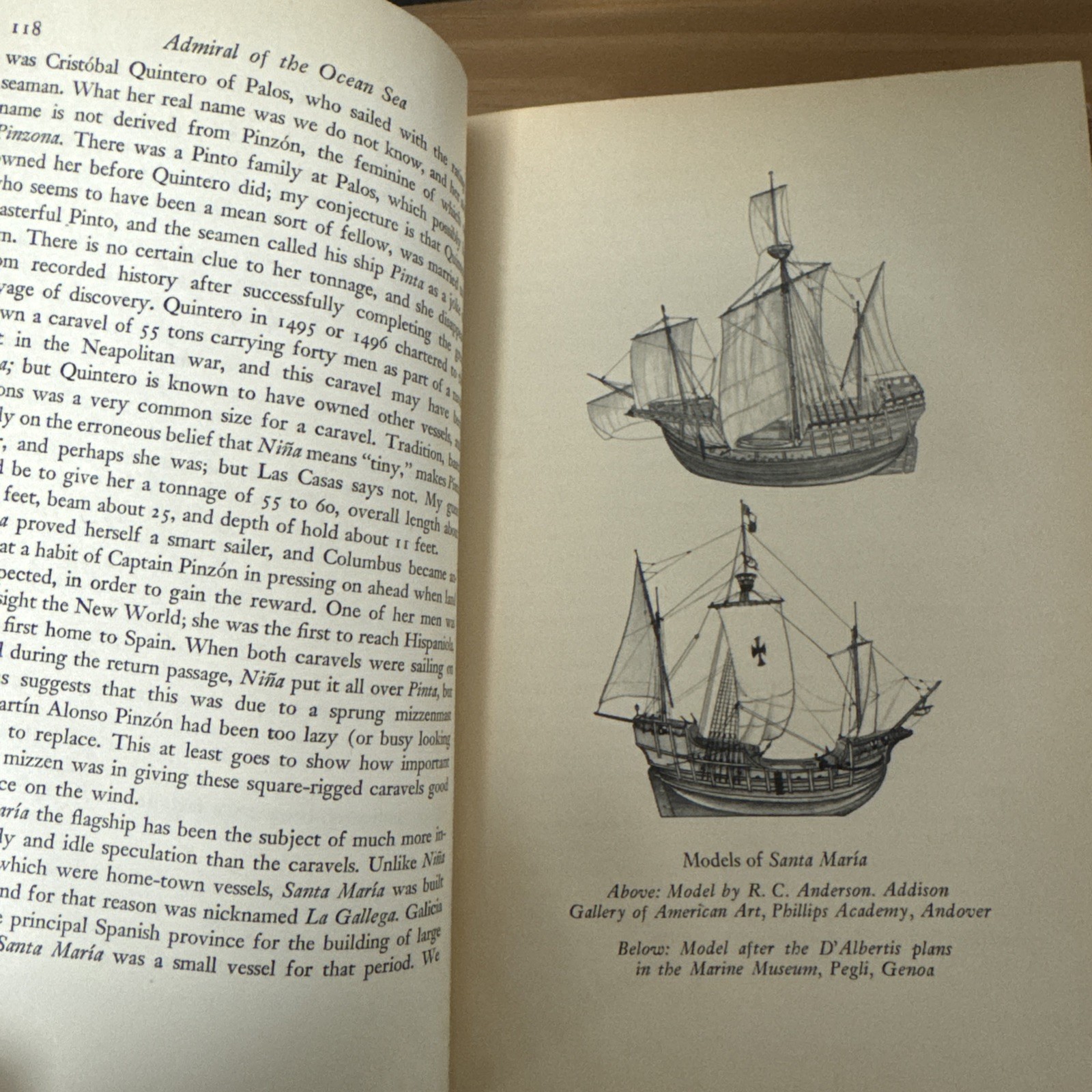 old Admiral of the Ocean Sea 1942 HC 1st Ed Samuel Eliot Morison Columbus book