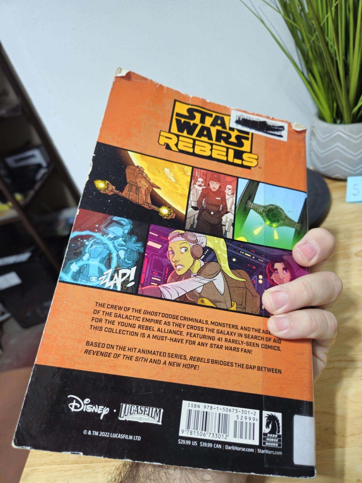 Star Wars Rebels (Dark Horse Comics 2022) 1st Edition EX LIBRARY FLAW COVER SEEN