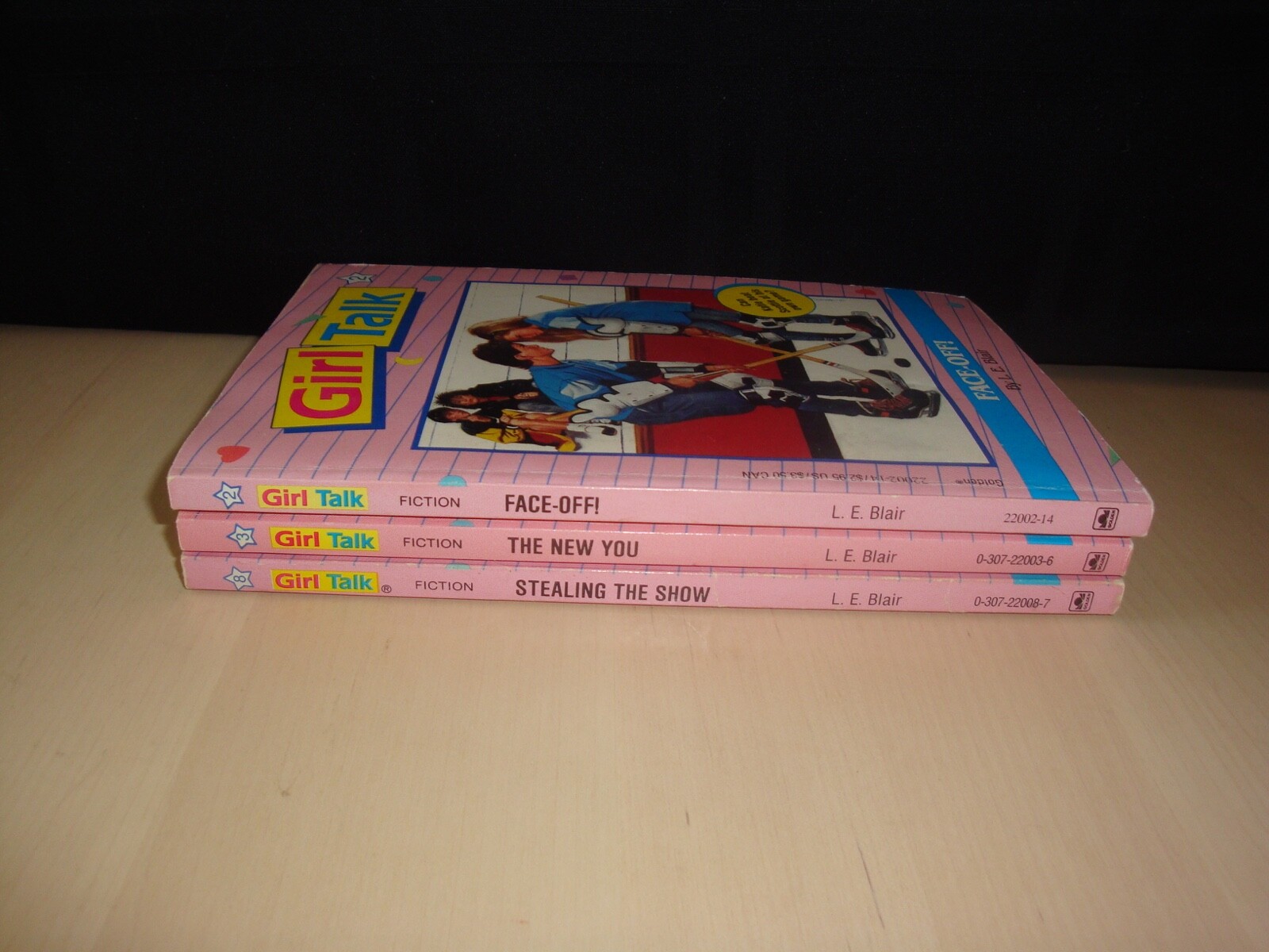 Girl Talk Series 2 3 & 8 L E Blair 90’s Chapter Book Lot Vintage Teen Girls