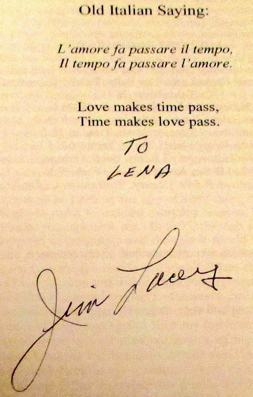 2004 La Scrittore:The Lady Who Writes The Letters by Jim Lacy SIGNED TPB 382/750