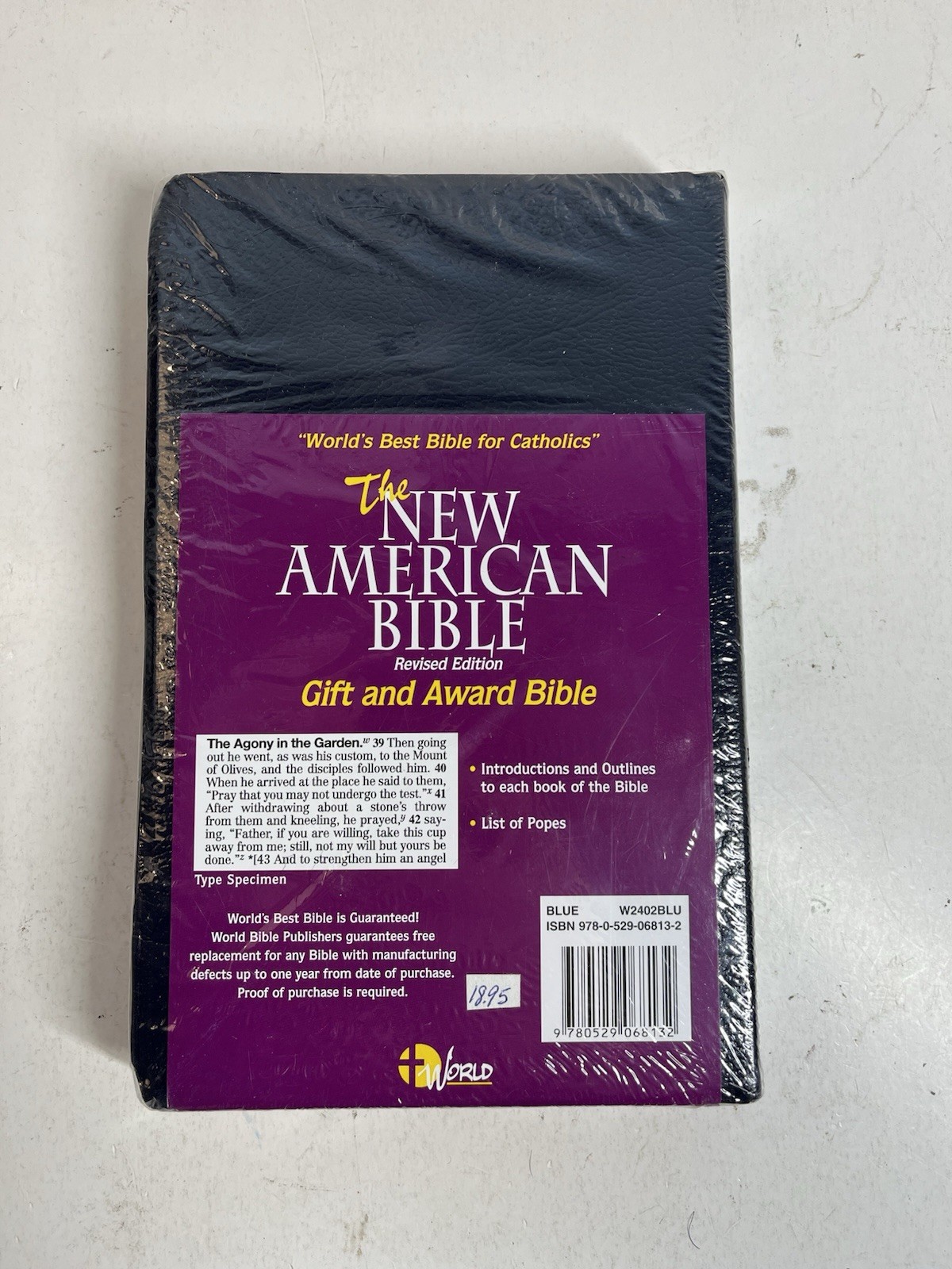 THE NEW AMERICAN BIBLE Official Catholic Bible By World Catholic Press BRAND NEW