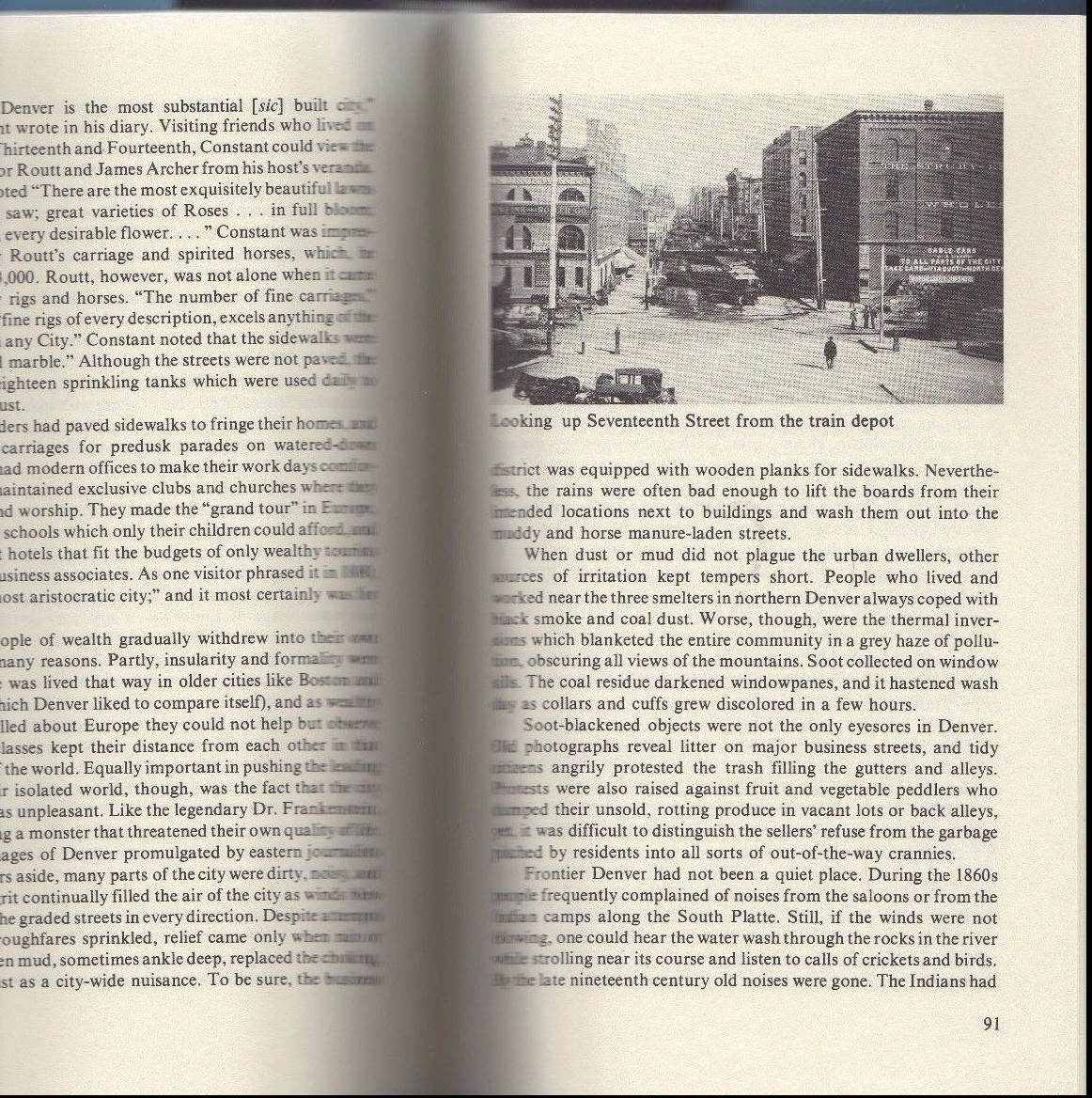 The Queen City-A History Of Denver-Mining Camp-Fortune-Frustration-Informative