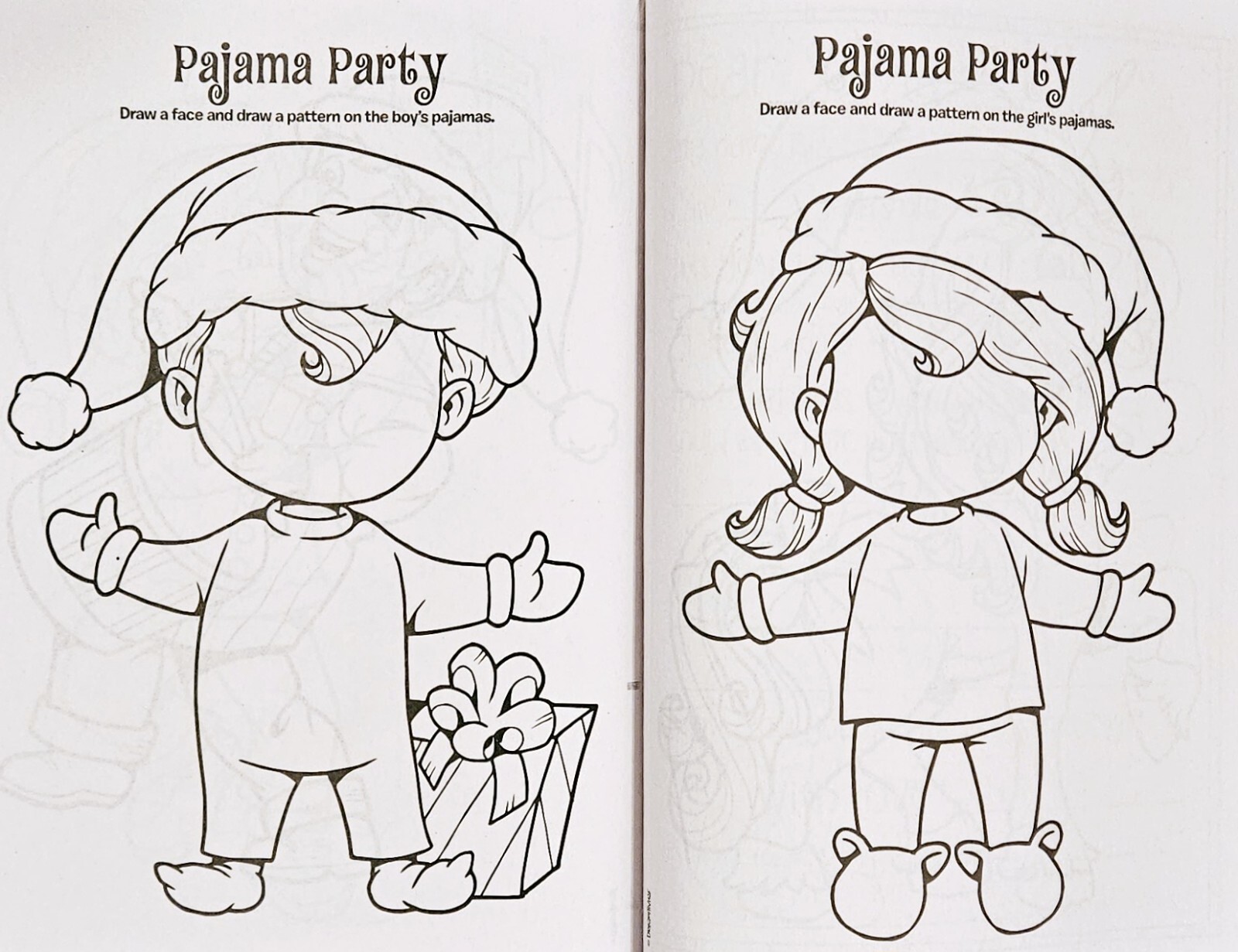 Christmas Coloring & Activity Book Set Of 4 Over 500 Pages!