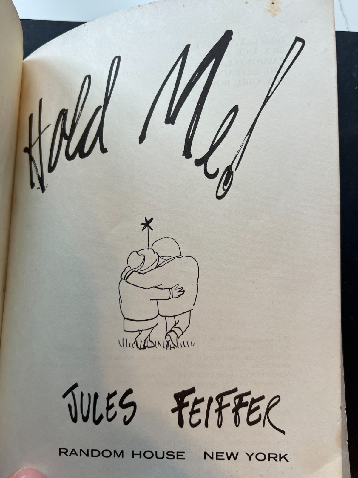 Hold Me! – Jules Feiffer, First Edition 1962 Random House Village Voice Cartoons