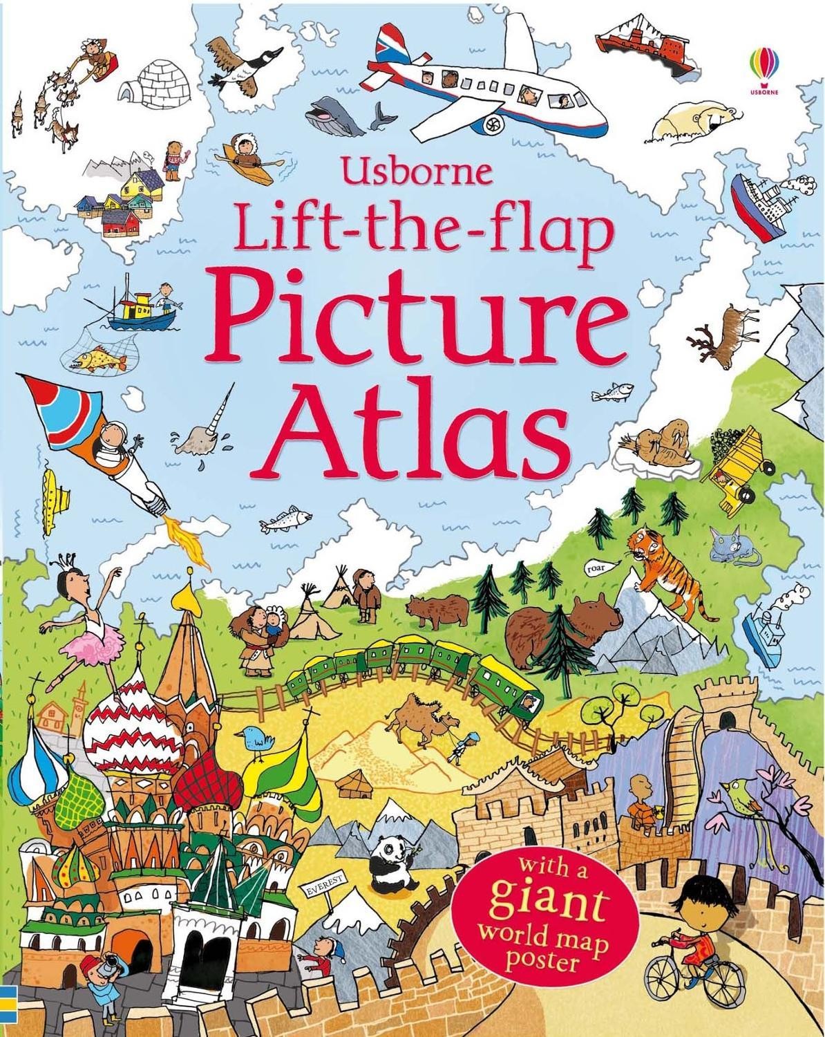 Lift the Flap Atlas: 1 (See Inside) by Alex Frith Board book Book The Fast Free