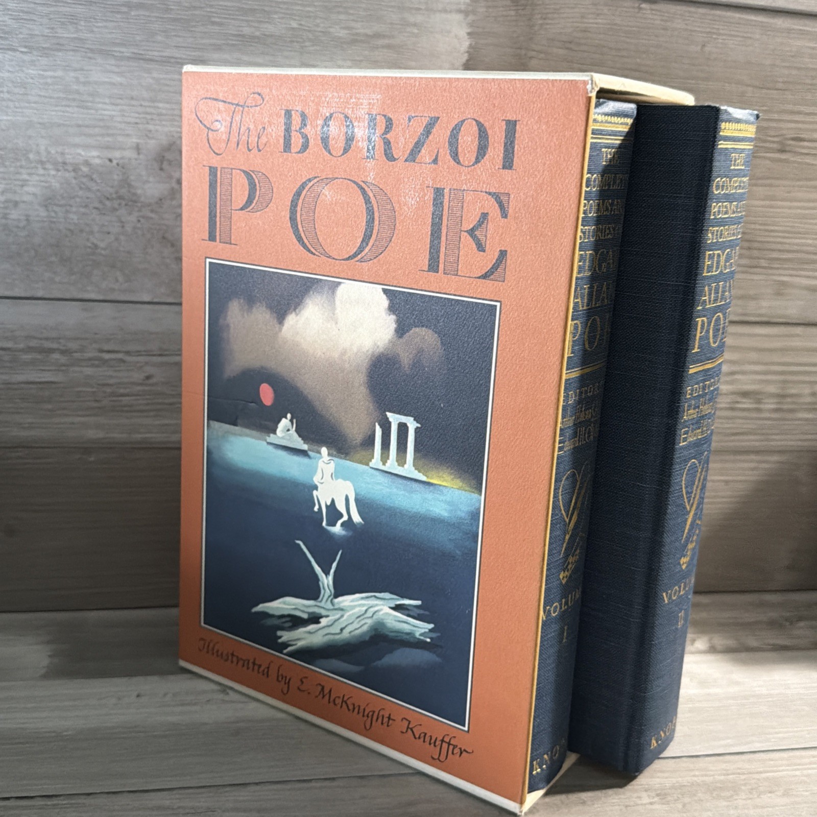 THE BORZOI POE Complete Poems and Stories Of Edgar Allan Poe 2 Vol Box Set 1982