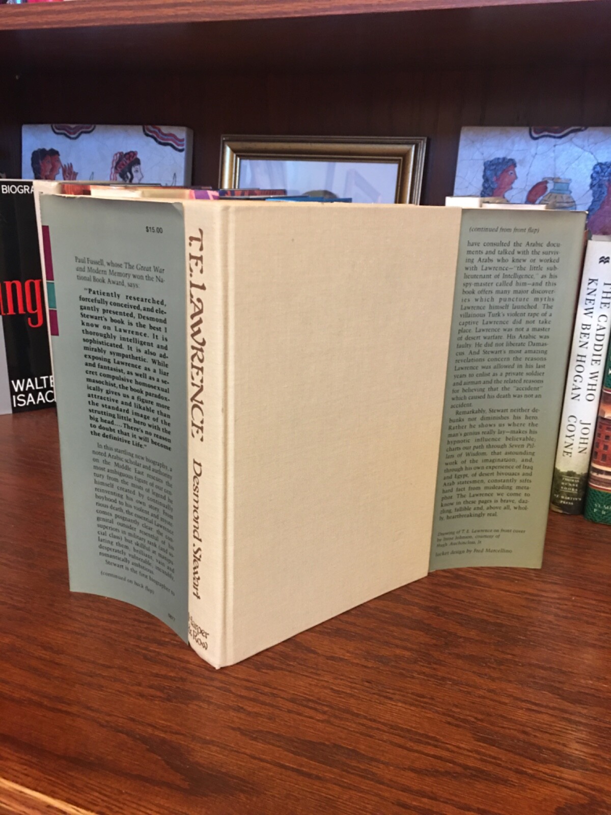 T. E. Lawrence. A New Biography. Desmond Stewart. Harper 1977 Hardcover. Nice