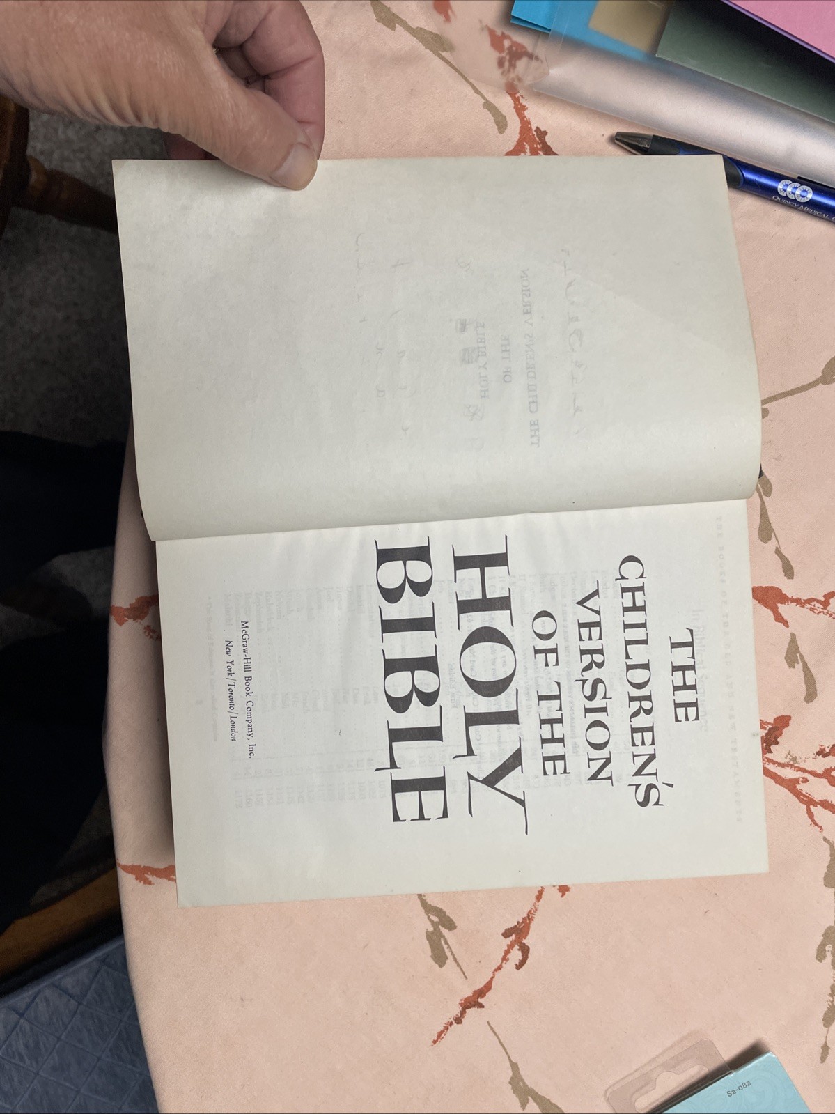The Children’s Version Of The Holy Bible Jay Green Vintage Hardcover