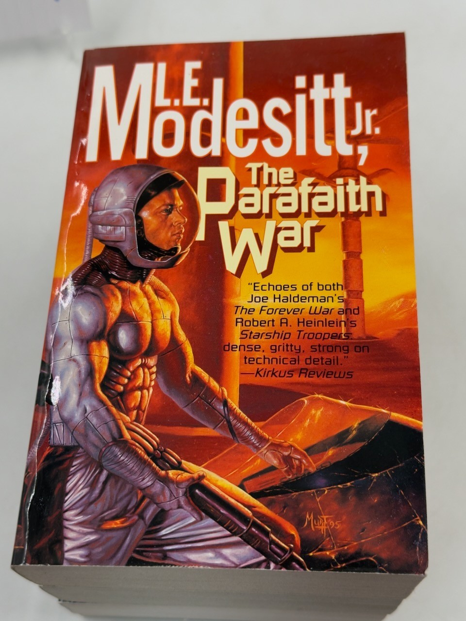L.E. Modesitt, Jr. Sci-Fi Tor FE 4 PB Lot 1990s – 2000s Vintage