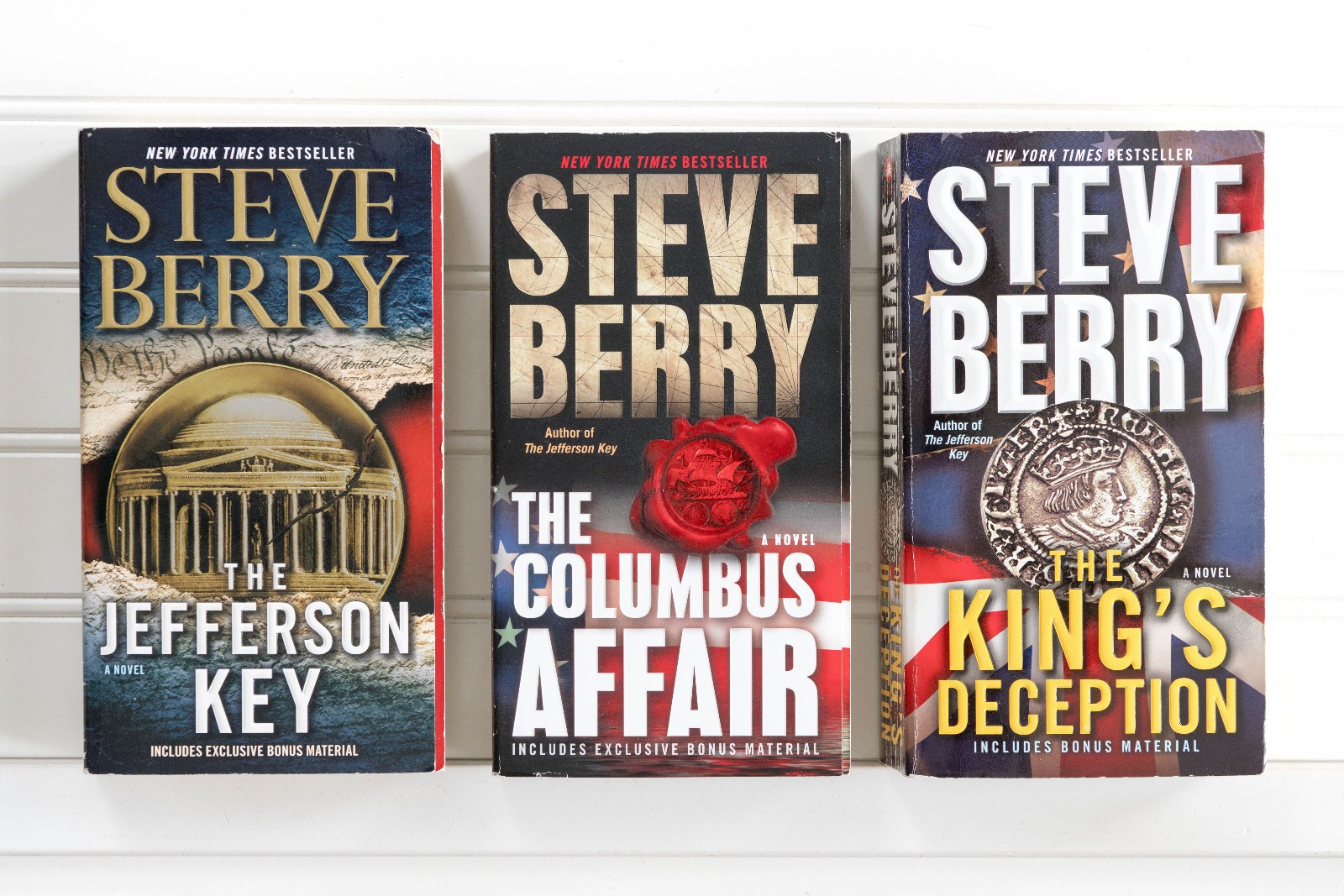 Steve Berry Lot of 23 COTTON MALONE Complete Series (#1-18) Set Paperback Books