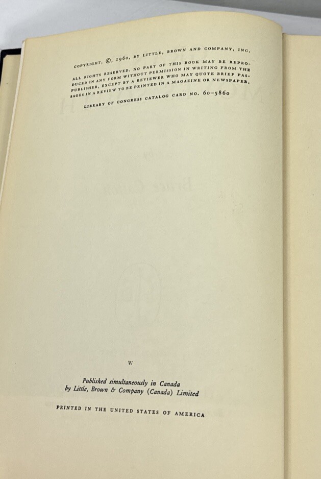 VTG Grant Moves South Bruce Catton 1960 Little Brown and Company First Edition