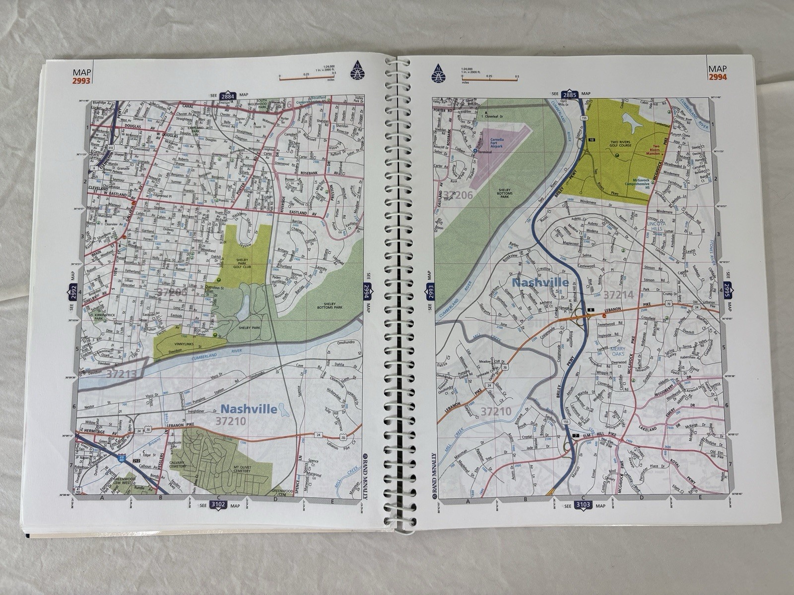 Rand Mcnally Nashville Street Guide 8th Edition: Hendersonville / Murfreesboro
