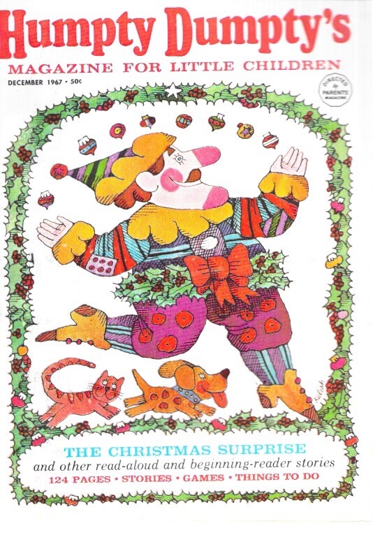 Lot of 8 1967-68 Humpty Dumpty For Little Children INNER PAGES VG+.