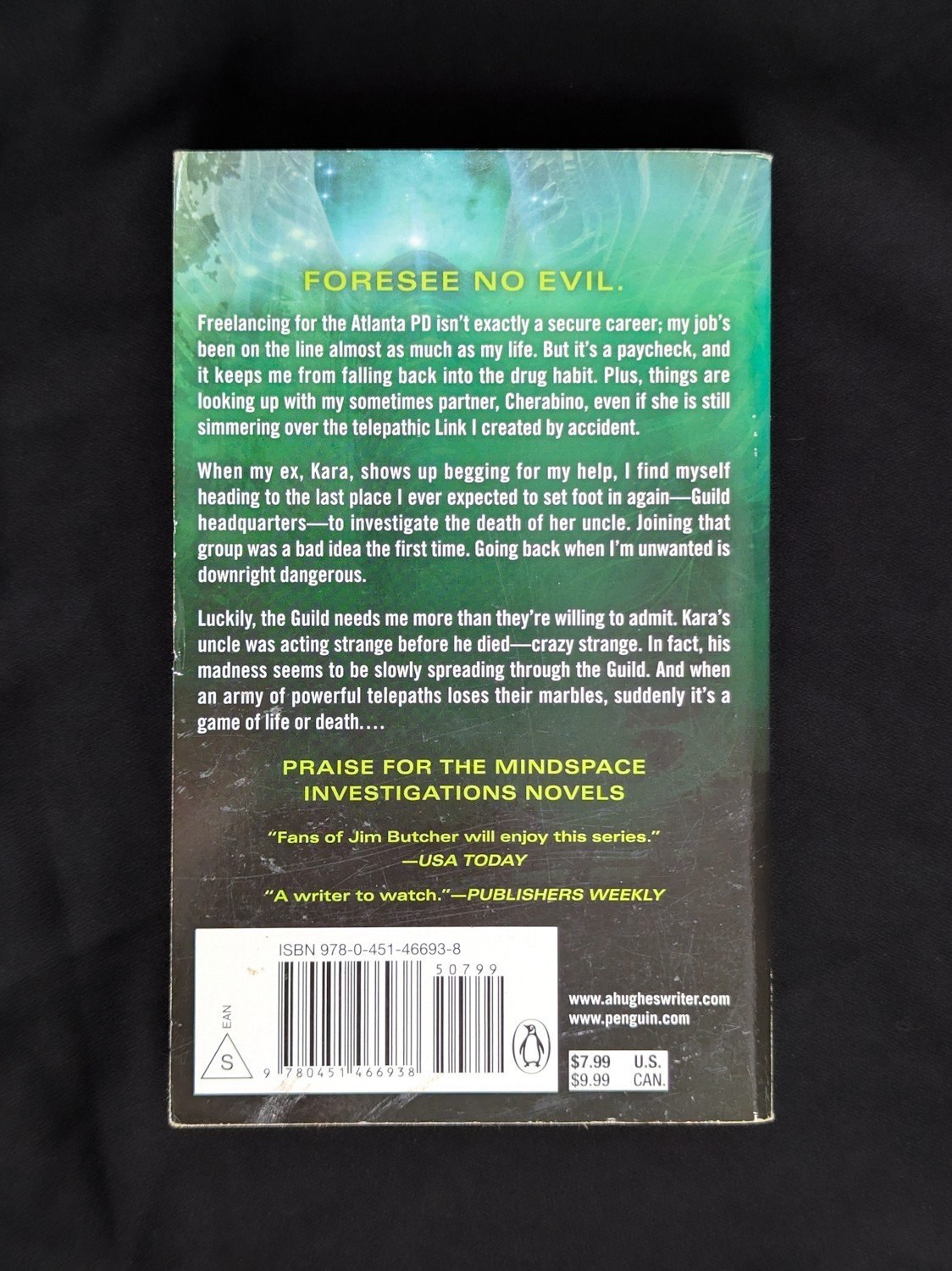 Lot Of 4 Alex Hughes Books Mindspace Investigation 1-4 Clean Sharp Marked Vacant