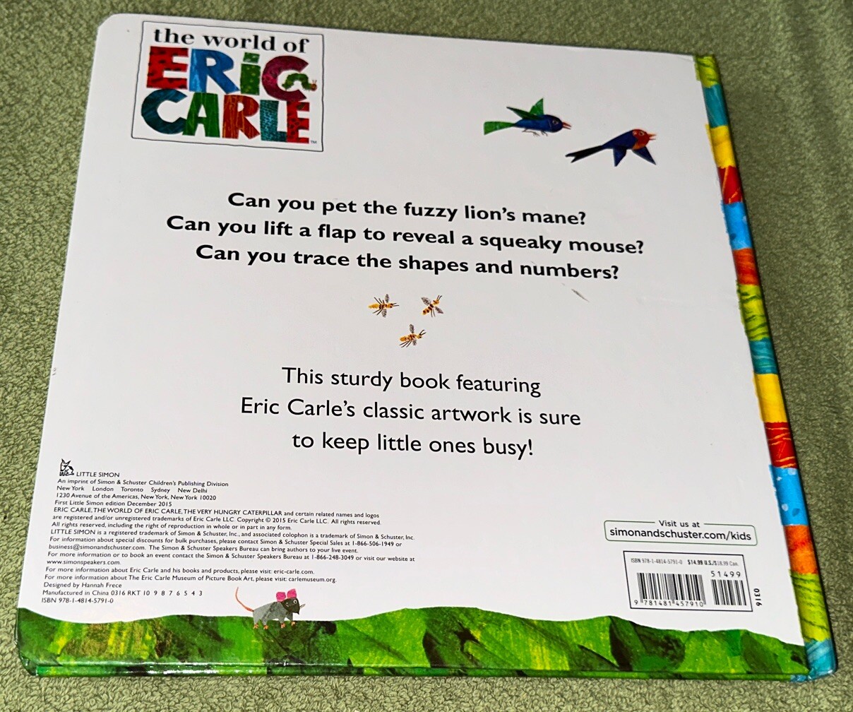 The World of Eric Carle Ser.: My First Busy Book by Eric Carle (2015, Children’s